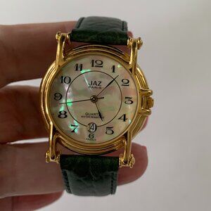 RARE VINTAGE JAZ PARIS 3385C Y8YZ93 Quartz Watch 1990's Assembled in France